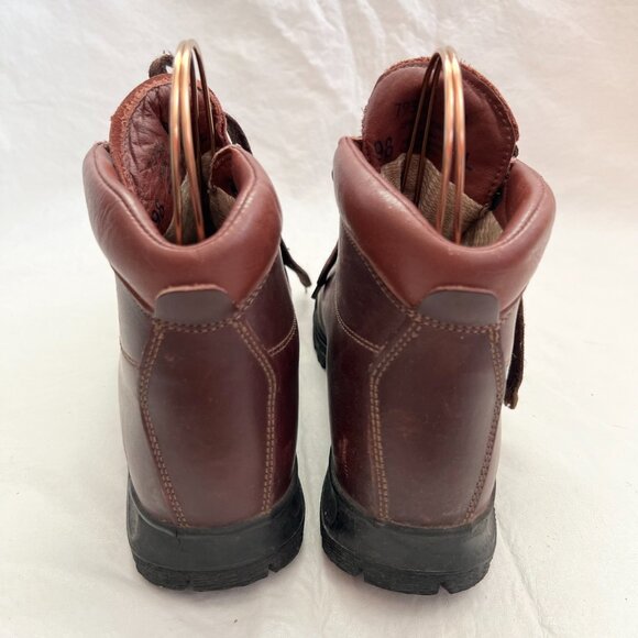 Vintage Vasque boots Sundowner Goretex US womens 8 brown leather lace up hiking - Picture 4 of 15
